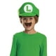 thumbnail image 1 of Accesorios de disfraz: sombrero y bigote de Luigi para niños, 1 of 3