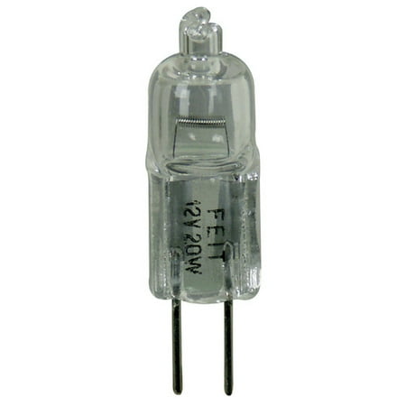 Feit Electric BPQ20/G8 20 Watt Halogen Clear G8 Base 120 Volt Bulb