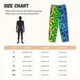 thumbnail image 3 of Balery Multicolored Butterflies Pantalones de pijama para mujer, pijamas ultraligeros, pantalones de estar por casa-XX-Large, 3 of 6
