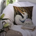 thumbnail image 3 of Carolines Treasures JMK1214PW1414 White Egret Coussin Décoratif en Toile, 3 of 4