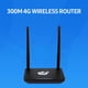thumbnail image 5 of 4G LTE WiFi Router 300Mbps High-speed Wireless Router with SIM Card Slot 2 External Antennas Black Plug, 5 of 5