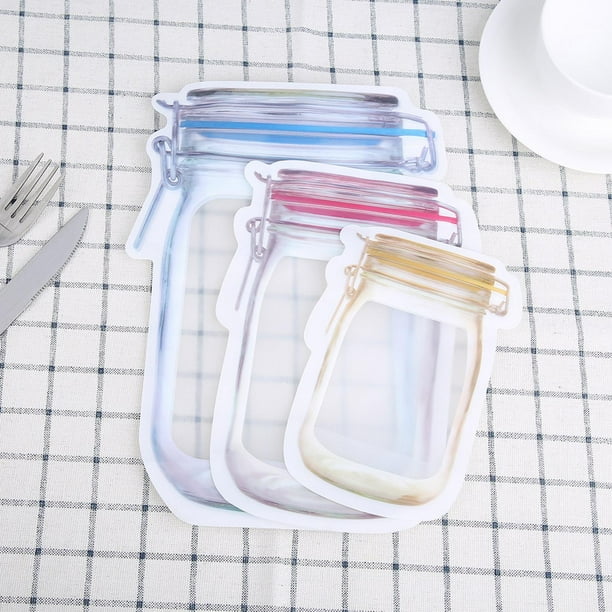 Bolsa de almacenamiento, 10 piezas/juego, bolsa de almacenamiento portátil multiusos para sellar botellas, bolsa de almacenamiento portátil, innovación moderna