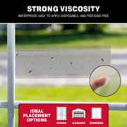 Catchmaster Window Fly Traps 96-Pack, Fly Strips for Home, Indoor Sticky Traps for Flies