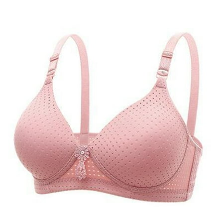 

Promotion! Women s Underwear Push Up Sexy Deals for 2023 Underwire Padded Lace Spring Fashion Everyday Bras Pink XL