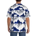 thumbnail image 3 of Kdxio Men's Hawaiian Shirt for Men Short Sleeve Shirt Cartoon Iceberg Polar Bear Summer Casual Holiday Beach Button Down T-Shirts, 3 of 5