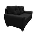 thumbnail image 4 of Love seat El Bazar Store Sidney Lino Negro 2 plazas, Modular, Moderno, Sala, Sofa, 4 of 5
