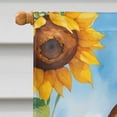 thumbnail image 3 of Welsh Springer Spaniel in Sunflowers House Flag, 3 of 5