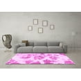 thumbnail image 3 of Ahgly Company Indoor Rectangle Abstract Pink Modern Area Rugs, 7' x 10', 3 of 4