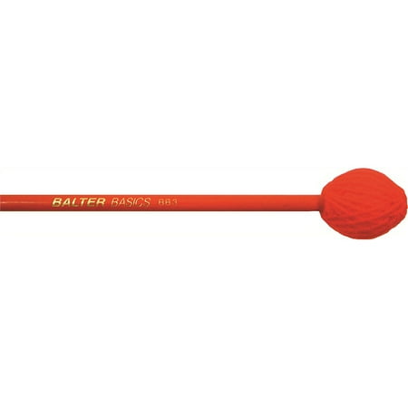 Mike Balter BB3 Basics Series Soft Keyboard Mallets with Birch Handles and Red Yarn (Best Heads For Birch Drums)