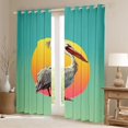 thumbnail image 2 of Feelyou Pelicans Animal Black Out Curtains, Sunset Curtains Pack of 2 (42x63 Each), 2 of 6