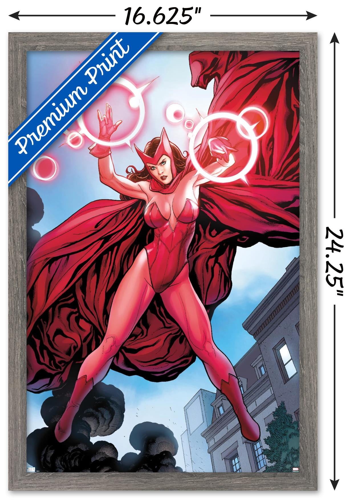 Marvel Comics - Scarlet Witch - Avengers Vs. X-Men #0 Wall Poster, 14.725" x 22.375", Framed