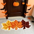 thumbnail image 4 of LEFXSMR Fall Decor Bathroom Rugs Non-Slip Bath Mat Maple Thanksgiving Decorations Soft Area Rug for Front Door Porch Entryway,, 4 of 6