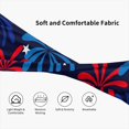 thumbnail image 5 of Rateoe Red White Blue Fireworks Pattern Sports Headbands ,Moisture Wicking Workout Headband, Sweatband Headbands for Running,Cycling,Yoga,Hairband for Women and Men, 5 of 9
