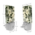 thumbnail image 7 of PhooArto Magnolias Flower Pattern Plug in LED Night Light Auto Sensor Dusk to Dawn Decorative Night for Bedroom, Bathroom, Kitchen, Hallway, Stairs, Baby's Room, Energy Saving, 7 of 7