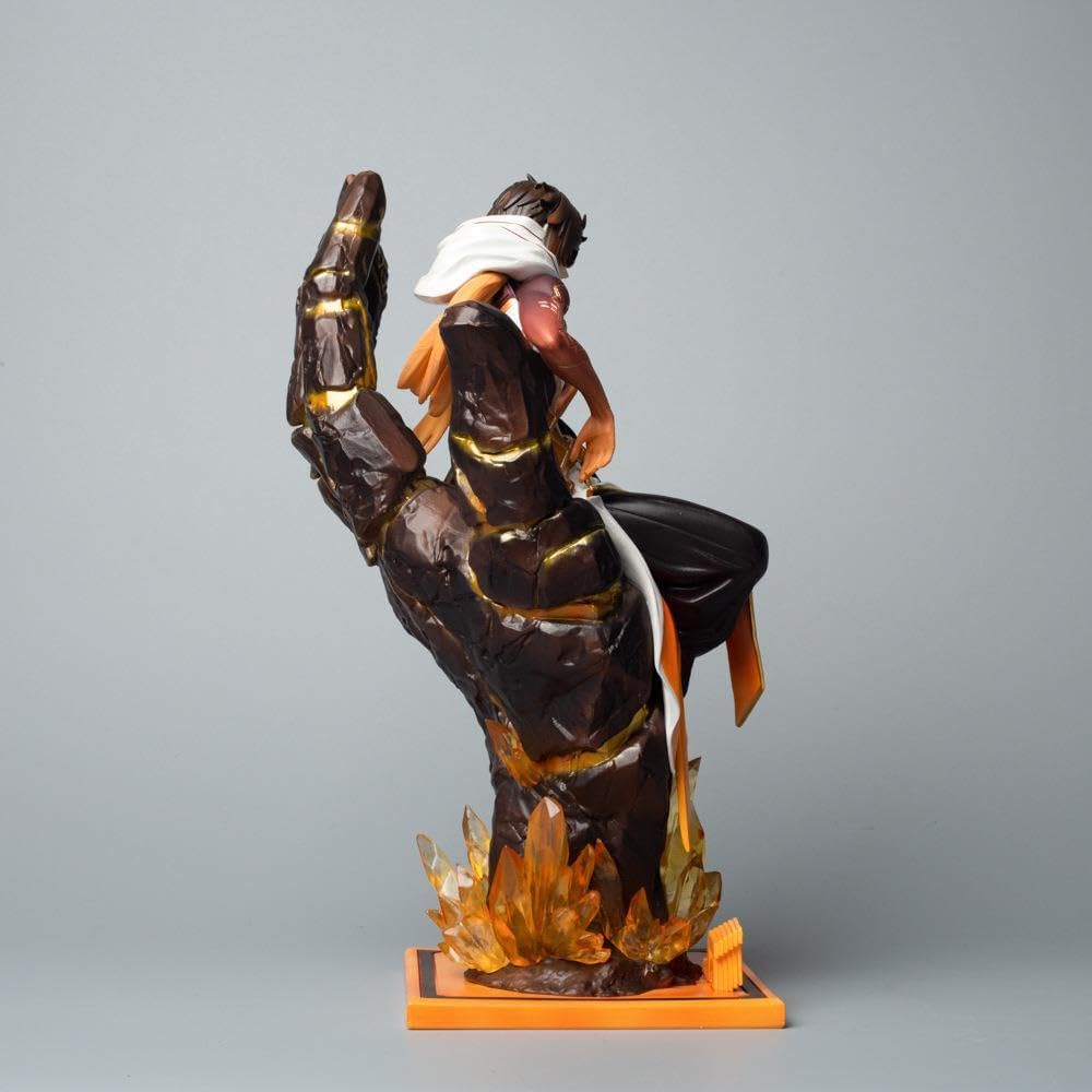 Zhongli Figure Sitting Five Finger Throne Zhongli Anime Figures 26cm/10.2inch PVC Handmade Game Model Statue Collectible Craft Gift