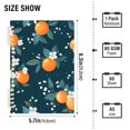 thumbnail image 2 of FORMRS 1-Subject Spiral Notebook 8" x 5" College Ruled 60 Refillable Sheet A5 Hard Cover, Blue Oranges, 2 of 7