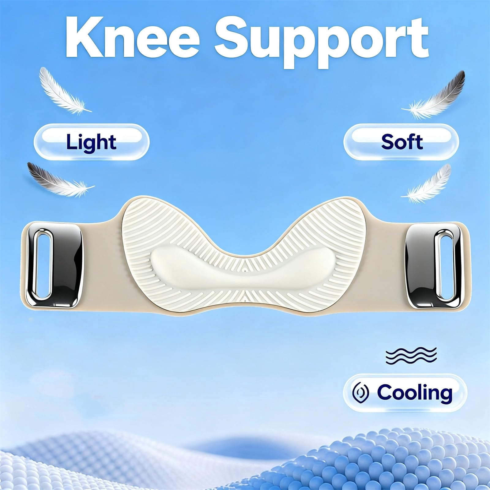 Knee Strap Patella Adjustable Sports Support Band, Adjustable Knee Support Brace for Men & Women