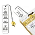 thumbnail image 2 of Inspirational Bookmark for Women – Motivational Gift for Book Lovers, Encouragement Quote ‘Always Remember You Are Braver’, Metal Keepsake for Readers, Gift for Bookworms, 2 of 7