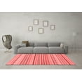 thumbnail image 3 of Ahgly Company Indoor Square Solid Red Modern Area Rugs, 3' Square, 3 of 4