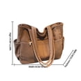 thumbnail image 2 of SUNSIOM Women's Shoulder Bags with Pockets Corduroy Stylish Ribbed Large Capacity Smooth Tote Bags, 2 of 6