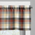 thumbnail image 5 of Ambesonne Plaid Valance & Curtain, Colorful Quilt Motif Abstract, 55"x45", Multicolor, 5 of 6