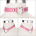 thumbnail image 3 of Collier Ras du Cou Cœur Creux pour Femmes Filles Collier Punk Bijoux Fête Club Col Féminin, 3 of 8
