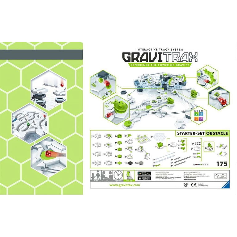 Ravensburger - Gravitrax - Starter Set XXL 242 pièces - Circuit de Billes - Jeu de Construction créatif - Parcours de Billes à Construire - Dès 8 Ans - Version française - 22416