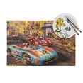 thumbnail image 4 of XMXY Woven Placemats Set of 4 PCS, Antique Car Table Mats Washable Heat Resistant Placemats, 4 of 6