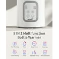 thumbnail image 3 of GROWNSY Baby Bottle Warmer 8-in-1 with Timer ,Temperature Control,Defrost, Sterilizer, Heat Baby Food Jars Function, 3 of 9