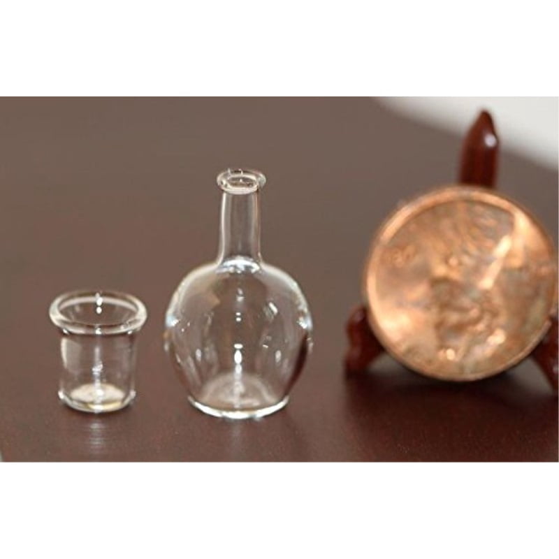 Dollhouse Miniature Artisan Bedside Water Carafe Glass By Philip Grenyer Walmart Com Walmart Com