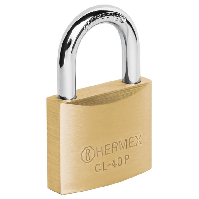 Candado De Latón 40mm Basic Hermex Hermex CL-40P