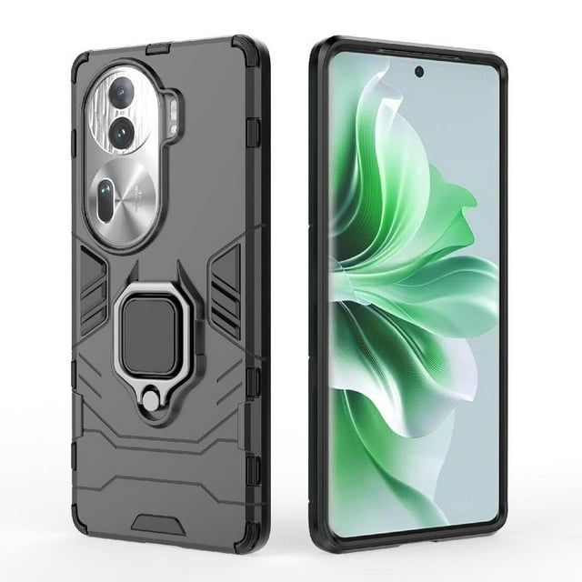 Funda para OPPO RENO 11 PRO 5G con Soporte Anillo Giratorio 360° y Protección Resistente a Golpes y Caídas