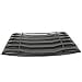 thumbnail image 3 of IKON MOTORSPORTS Window Louver Compatible with 2011-2023 Dodge Charger, Ikon Style Unpainted Black ABS Rear Vent Cover, 3 of 4