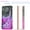 Black/Pink, variant on Motorola Moto G Power 2021 Case, Liquid Floating Glitter Quicksand Bling with Spot Diamond Cover - Pink / Purple