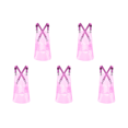 thumbnail image 1 of Delantal Casa Transparente para Peluquería (cinta) Rosa, 1 of 5