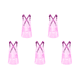 thumbnail image 1 of House del delantal de trabajo transparente para peluquero de peluquería de peluquería de cocina (cinta) rosa, 1 of 5