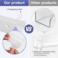thumbnail image 4 of 12PCS Vinyl Record Shelf Wall Mount 4 Inch Clear Acrylic Album Record Holder Display Floating Shelves Wall Monut, 4 of 5
