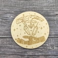 thumbnail image 5 of ZPAQI Pendulum Board Moon Star Divination Healing Board Meditation Energy Carve Board, 5 of 20