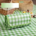 thumbnail image 2 of Picnic Blankets Beach Bag, Large Family Picnic & Outdoor Beach Blanket Machine, Washable Plus Thick Checkered Sandproof Grass Waterproof Camping On Beach Mat, 2 of 9