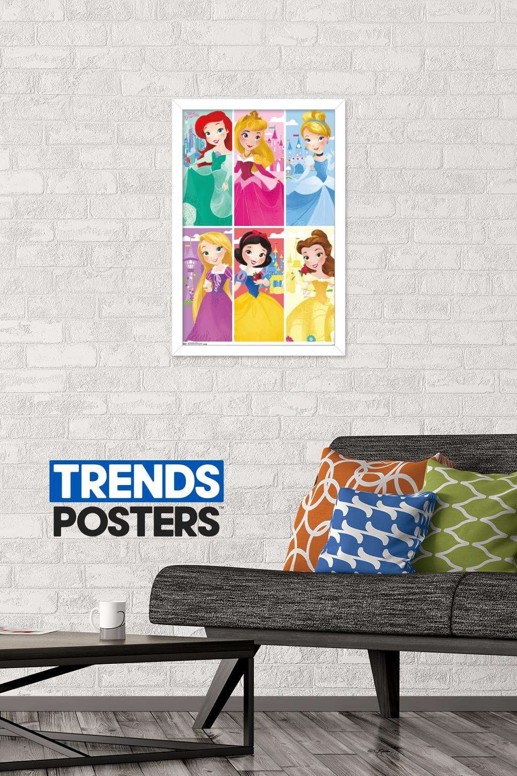 Disney Princess - Kingdom Wall Poster, 14.725" x 22.375", Framed