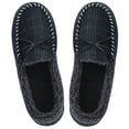 thumbnail image 7 of VONMAY Men's Moccasin Slippers Fuzzy House Shoes with Whipstitch Indoor Outdoor, 7 of 7