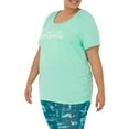 thumbnail image 3 of Terra Sky Women's Plus Size Scoop Neck Graphic Tee, 3 of 7