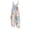 Cyan, variant on Cotton Linen Jumpsuits for Women Floral Print Scoop Neck Loose Fit Overalls Tie Strap Sleeveless Casual Summer Overalls Sky Blue XL