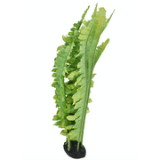 (2 pack) Komodo Reptile Green Artificial Silk Fern Plant for Tank, Aquarium Decor