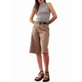 thumbnail image 3 of Women'S Striped Tank Top Boat Neck Sleeveless Crop Tops Summer Slim Fit Tops Gray S, 3 of 9