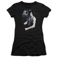 thumbnail image 2 of Bruce Lee Dragon Stance S/S Junior Women's T-Shirt Sheer Black, 2 of 2