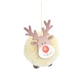 thumbnail image 2 of onlyliua Ofertas Flash Colgante de Navidad Ciervo Decoración Navideña Colgante de Decoración de Árbol de Navidad Colgante Pequeño Ciervo Nuevos Accesorios Navideños, 2 of 6