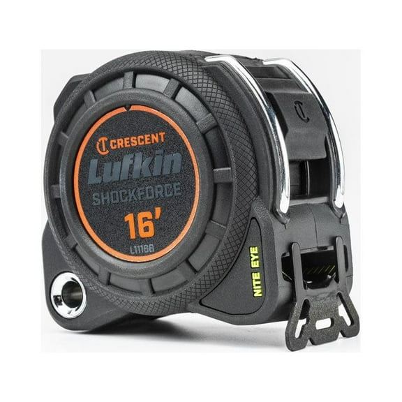 Apex Tool Group 16' Shockforce Dual-Sided Tape Measure, Bk Bld, EA (182-L1116B)