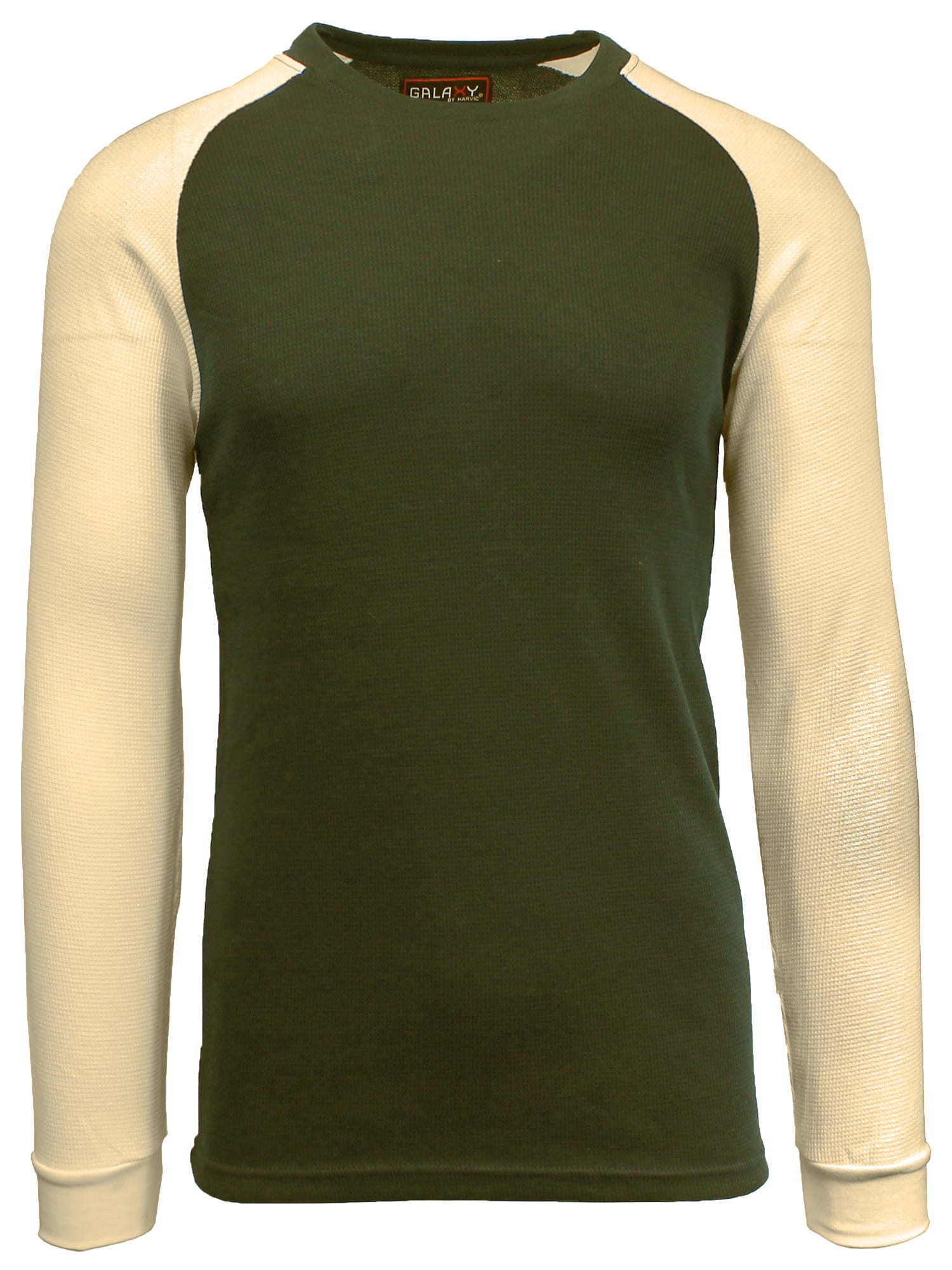 Women's Long Sleeve Raglan Waffle Graphic Flowy Top main image 0
