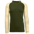 thumbnail image 1 of GBH Mens Long Sleeve Raglan Waffle Knit Tee (S-5XL), 1 of 2